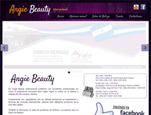 Tablet Screenshot of angiebelleza.com